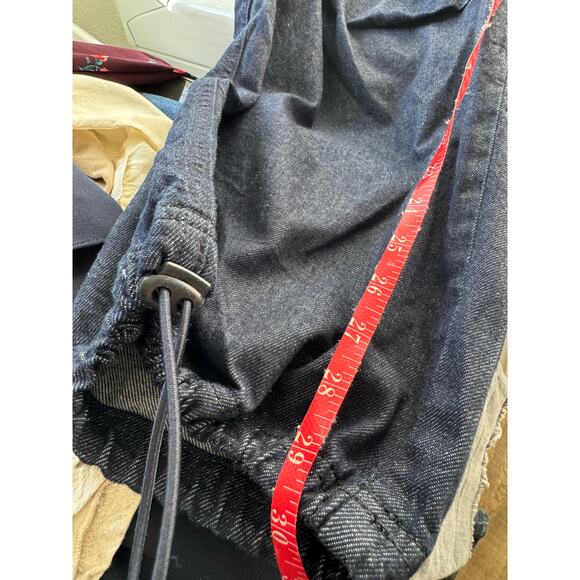 BDG Strappy Cargo Jean Dark Wash Size Medium Baggy Oversize Y2K - Picture 14 of 14